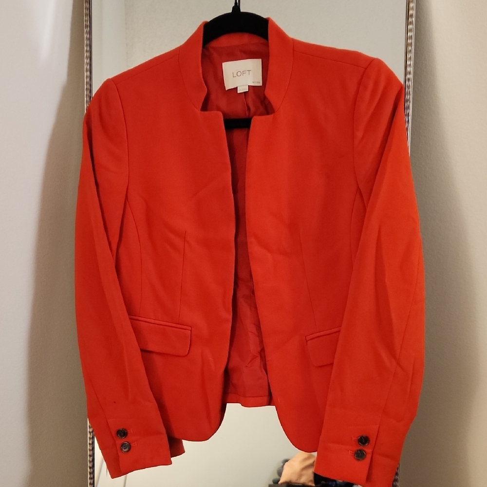 LOFT Women's Red Jacket